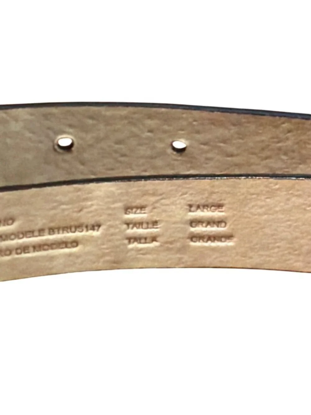Vintage Liz Claiborne Calf Hair Giraffe Print Belt Pig Suede Leather Sz Large